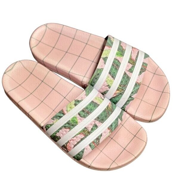 adidas Shoes - Adidas x Farm RIO Adilette Pastel Pink Limited Edition Slides